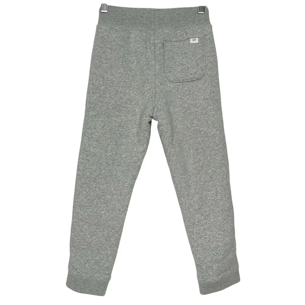 NWT Lot of‎ 2 Gap Kids Sherpa Lined Joggers | Gray | SZ 6-7